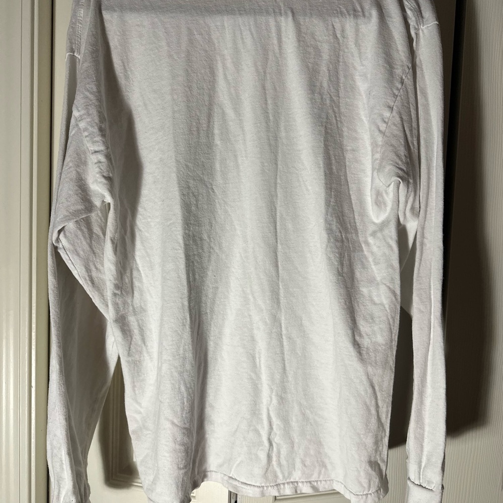 Ariana Grande White Long Sleeve Tee with Graphic Design - Picture 6 of 6